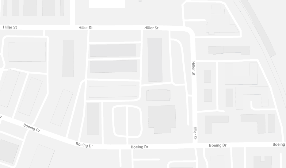 air view map of neighborhood